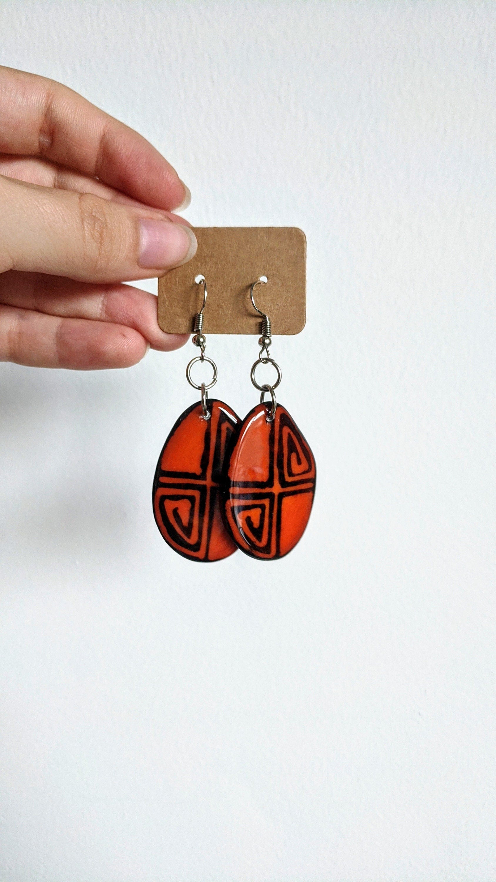 Tribal Artistic earrings.