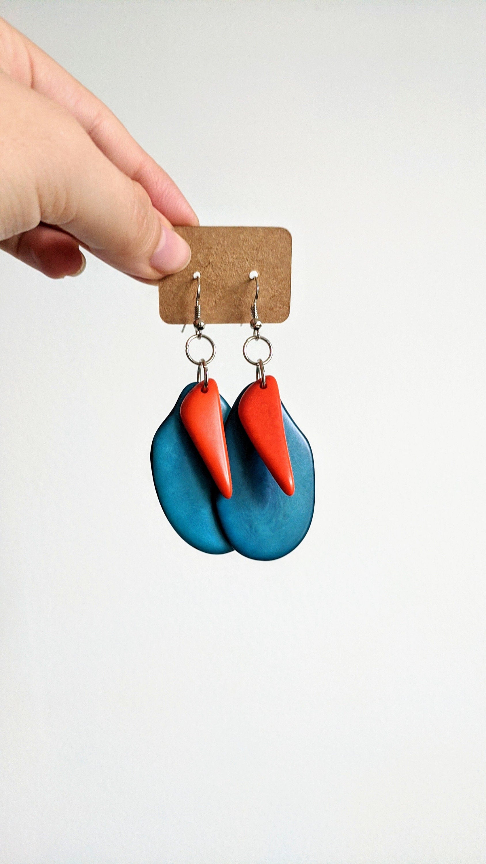 Gorgeous handmade geometrical earrings.