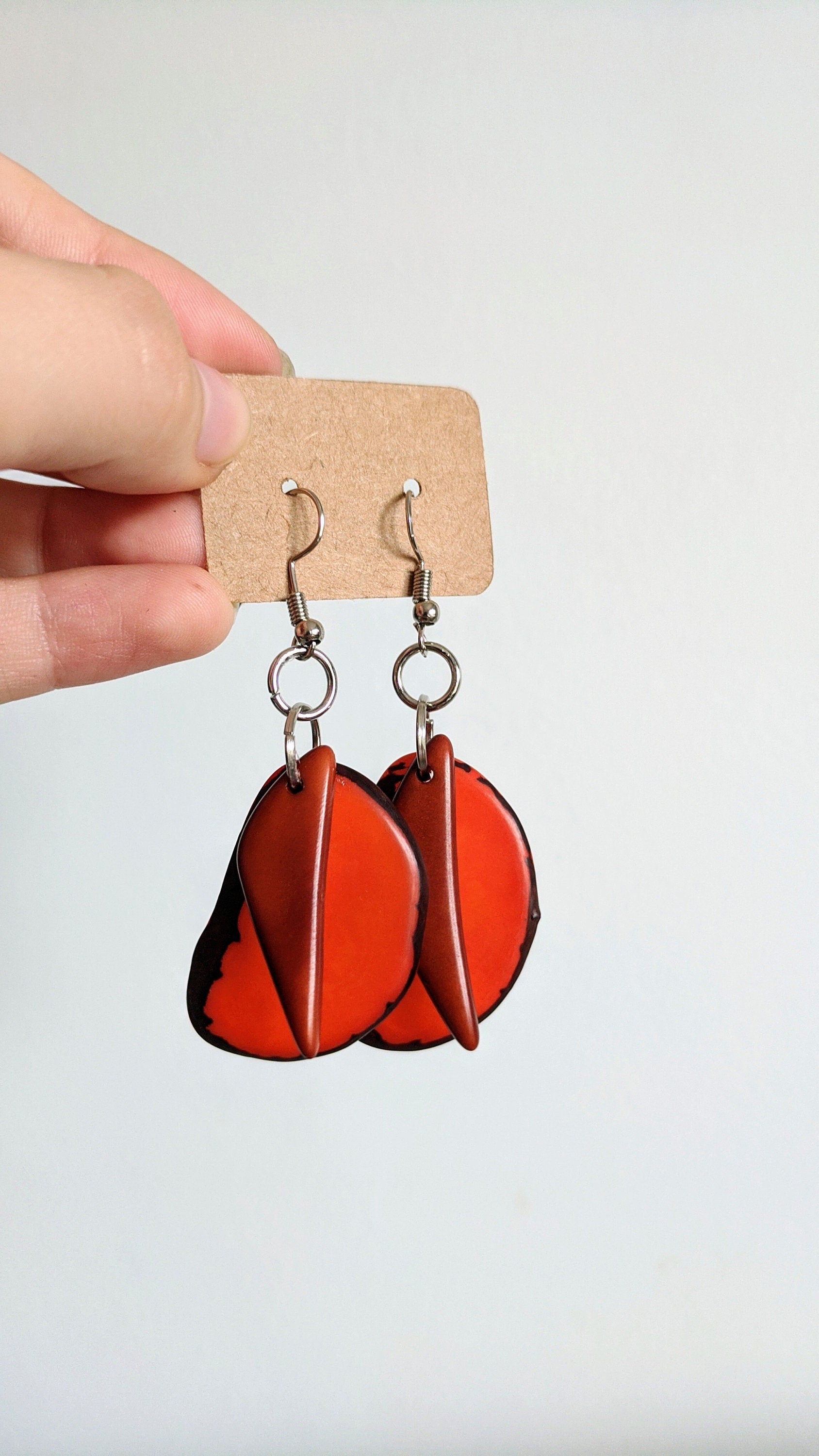 Gorgeous handmade geometrical earrings.