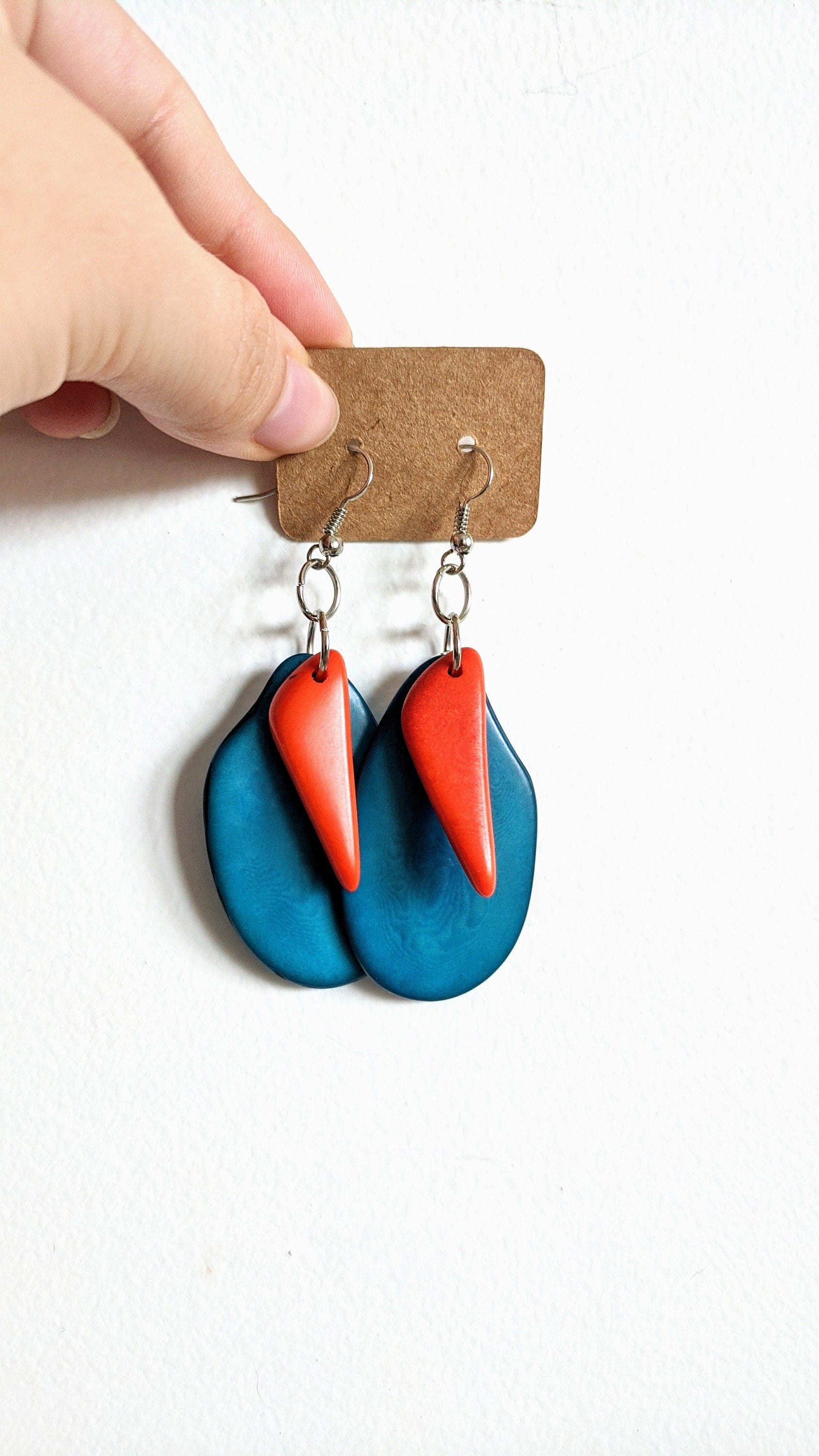 Gorgeous handmade geometrical earrings.