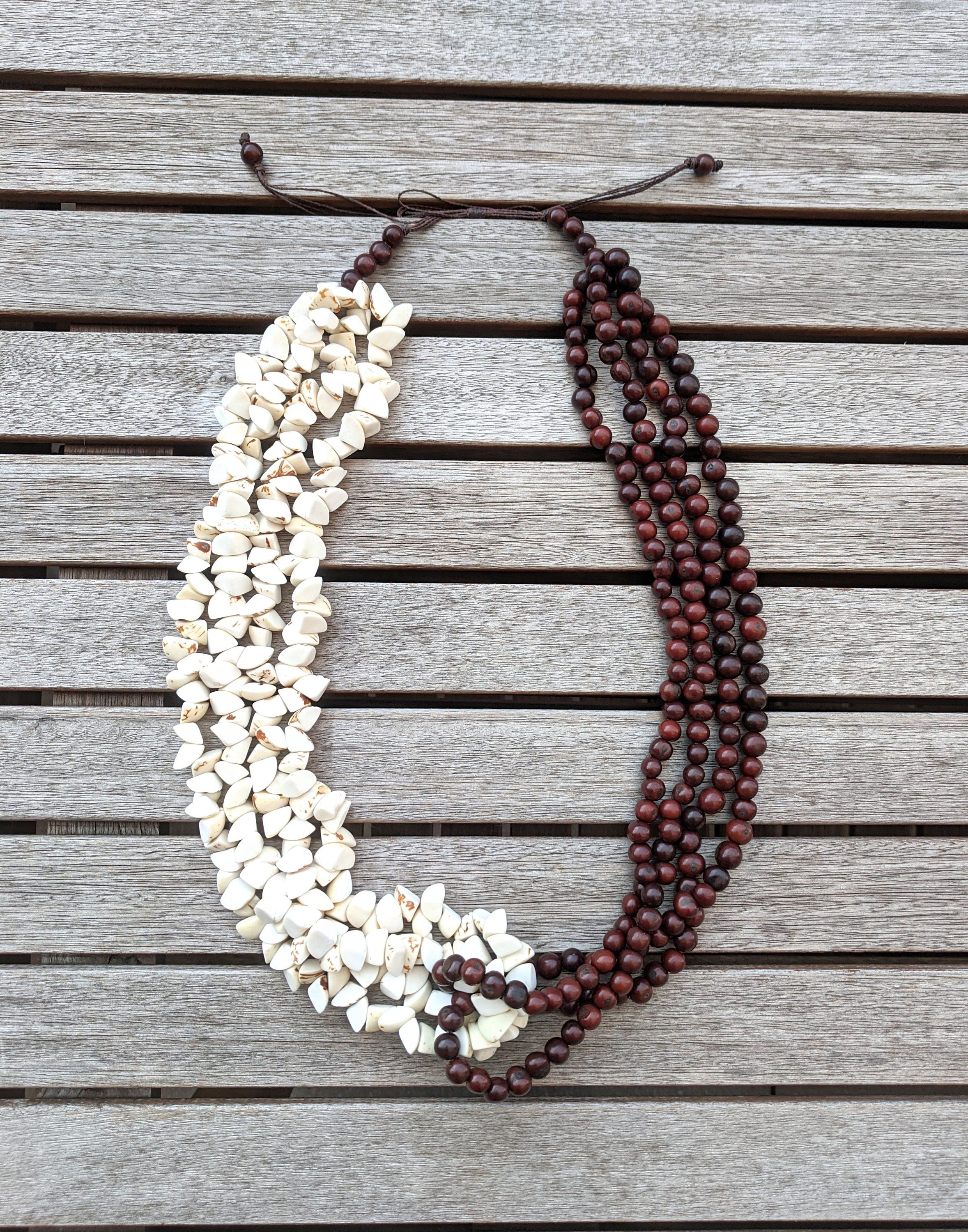 Extra Long Handmade Necklace.