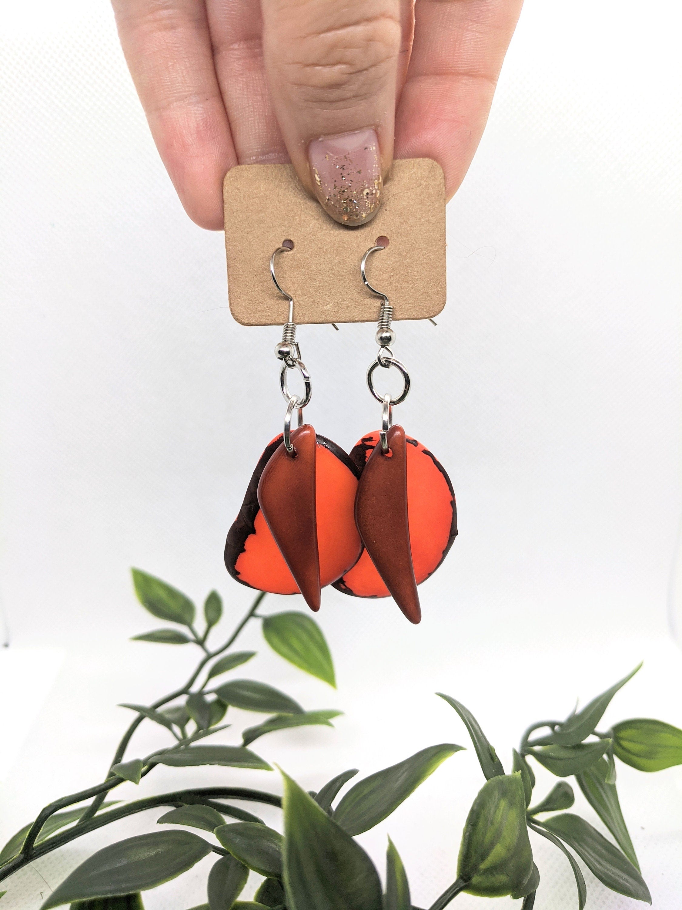 Gorgeous handmade geometrical earrings.
