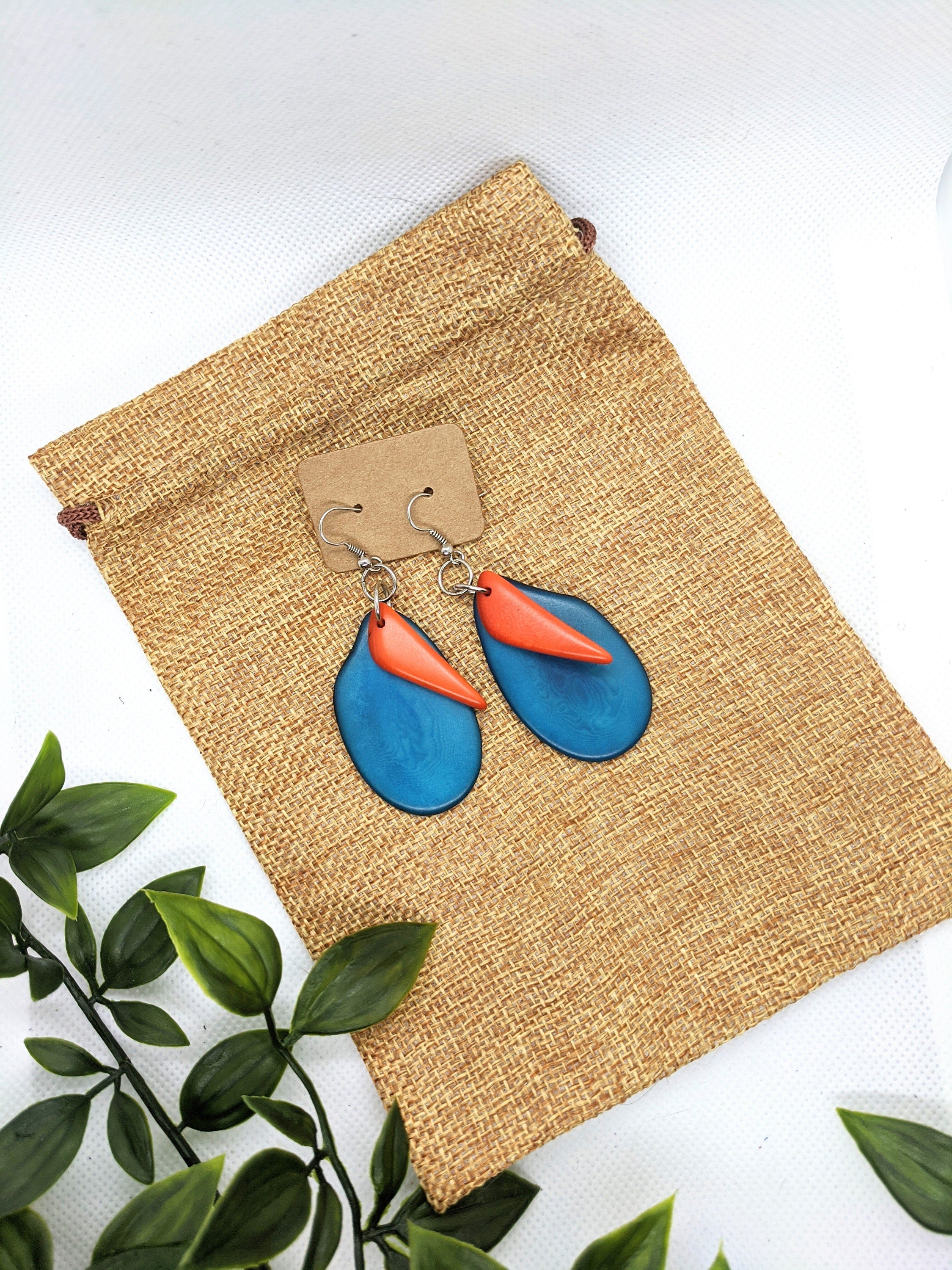 Gorgeous handmade geometrical earrings.