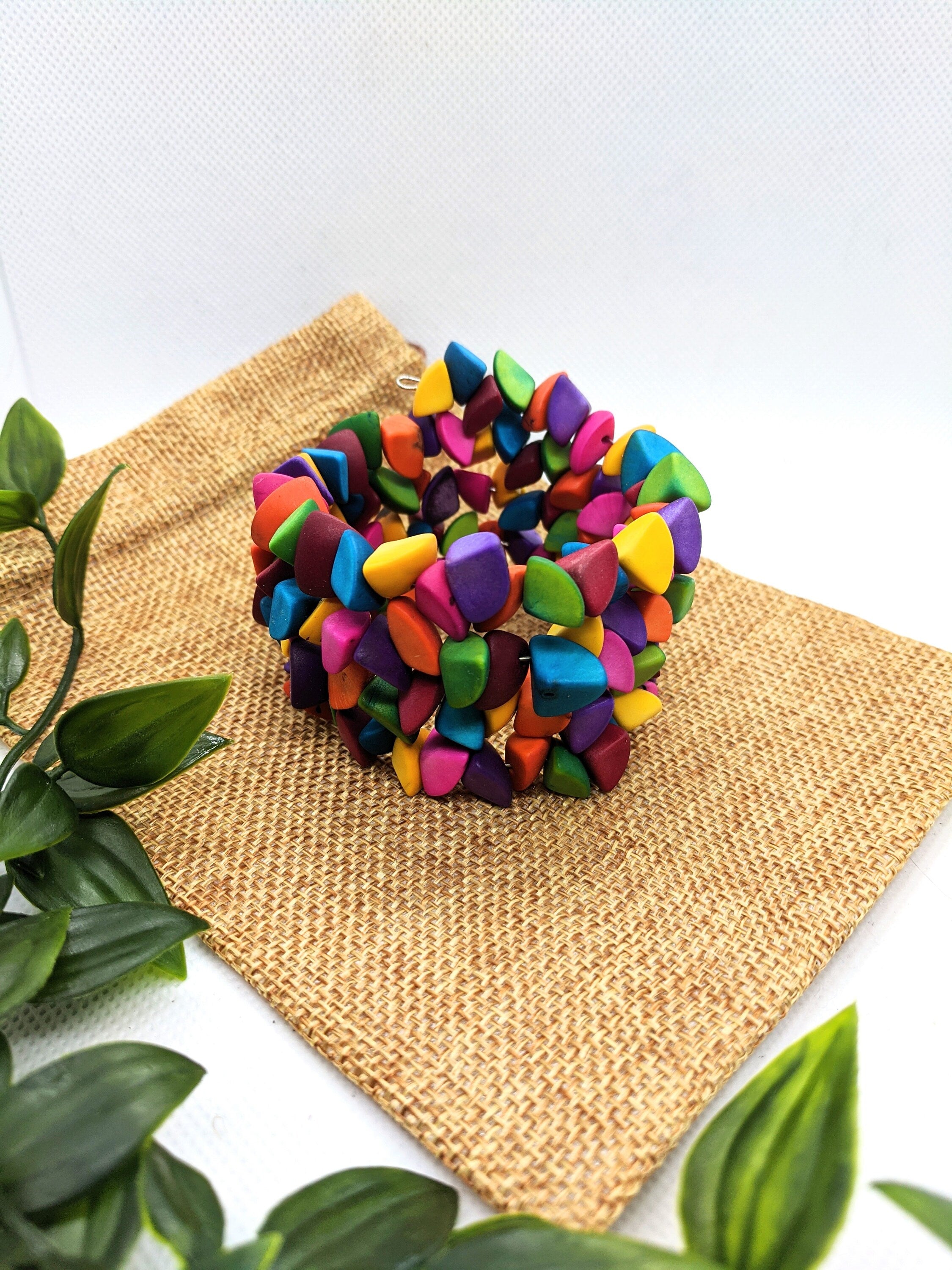 Multi-Strand Adjustable Wrap Bracelet.