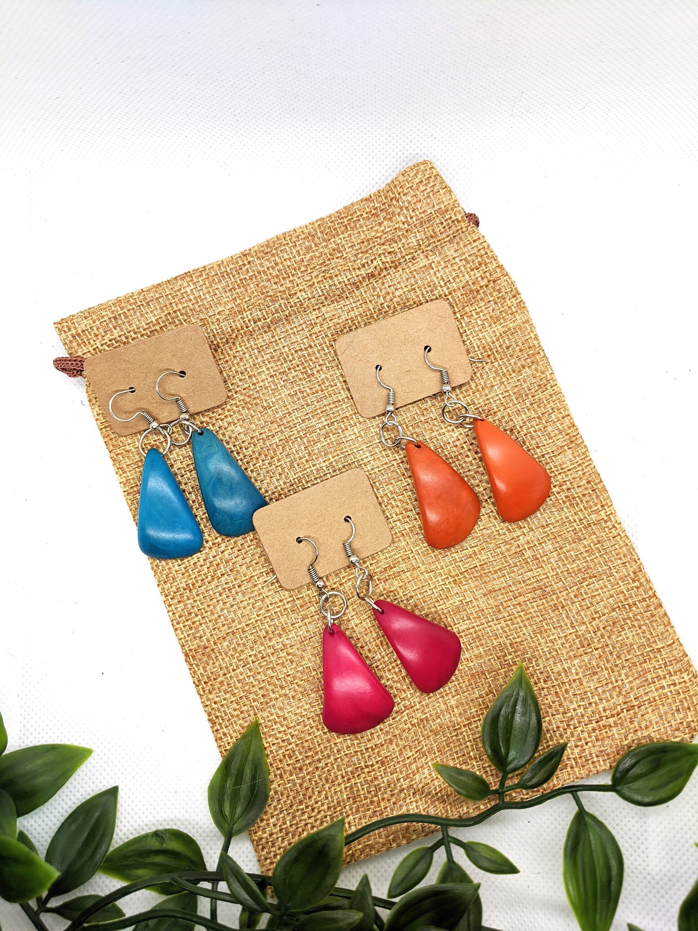 Triangular Earrings.