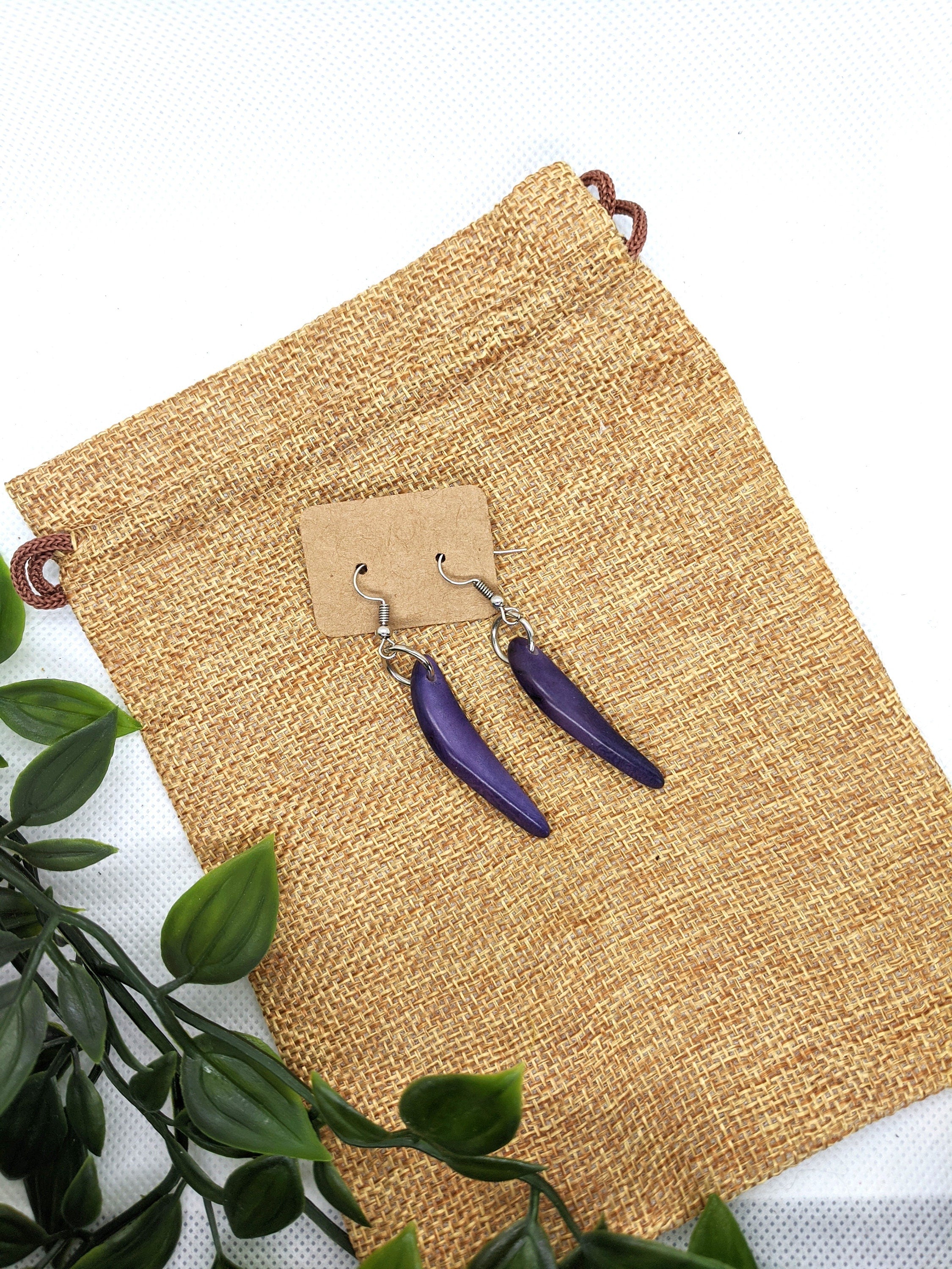 Extra Small Colorful Earrings.