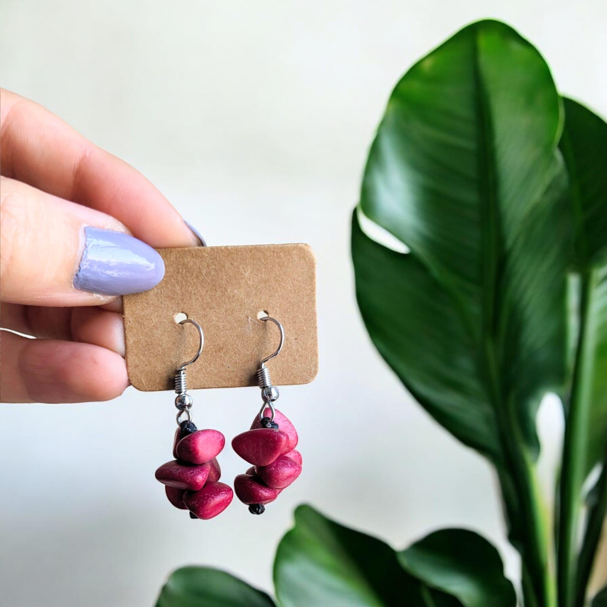 Small Boho Dangle Earrings.