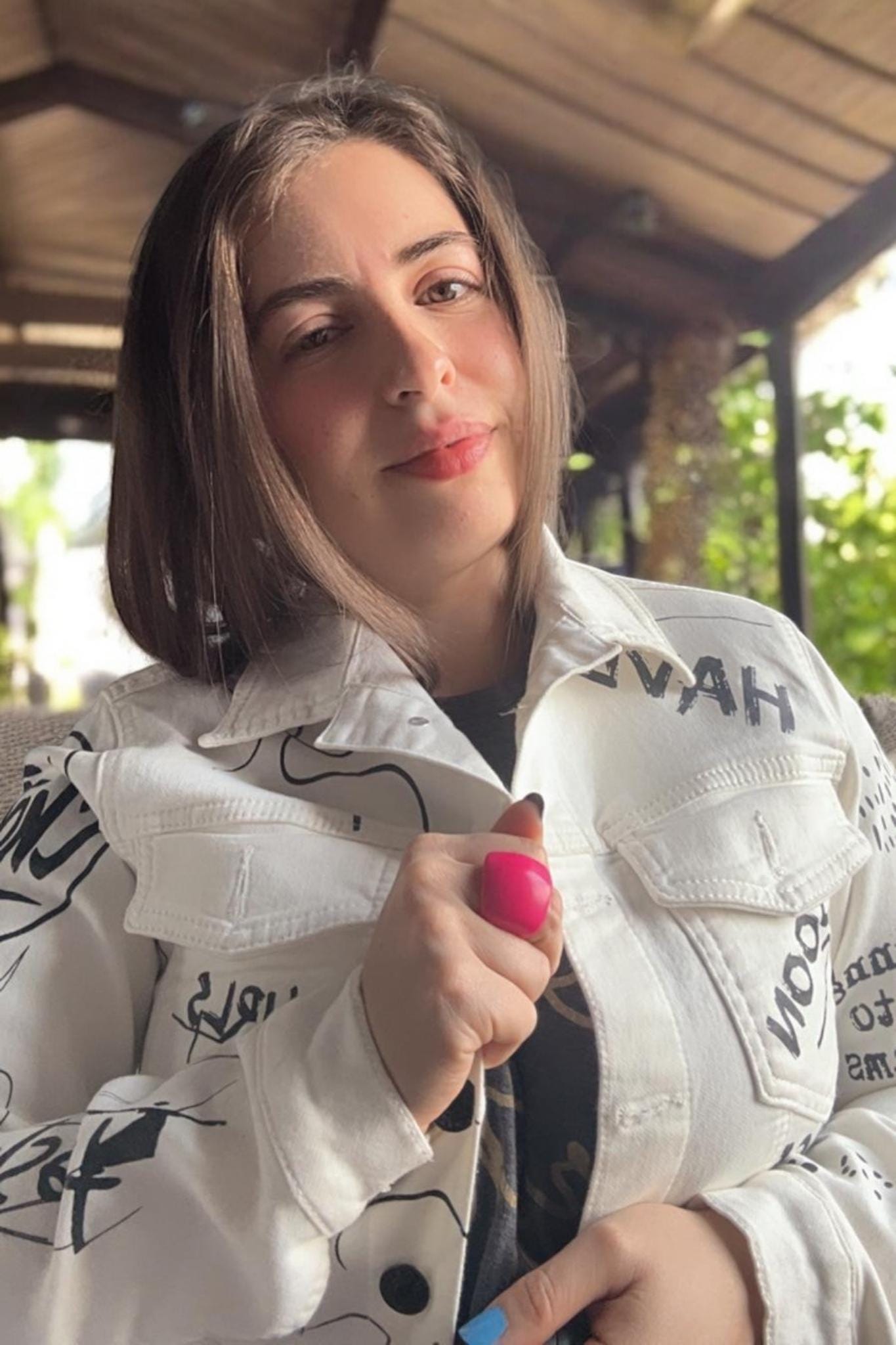 Fuchsia Tagua Nut Ring: Bold Artisan Boho Jewelry.