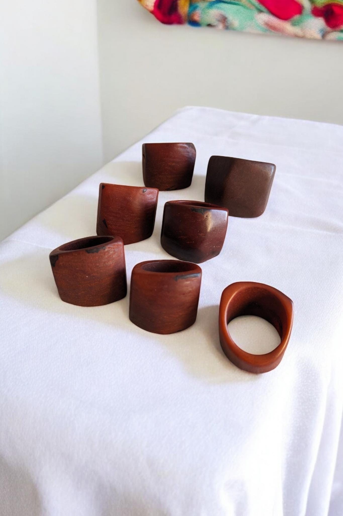 Matte Light Brown Ring.