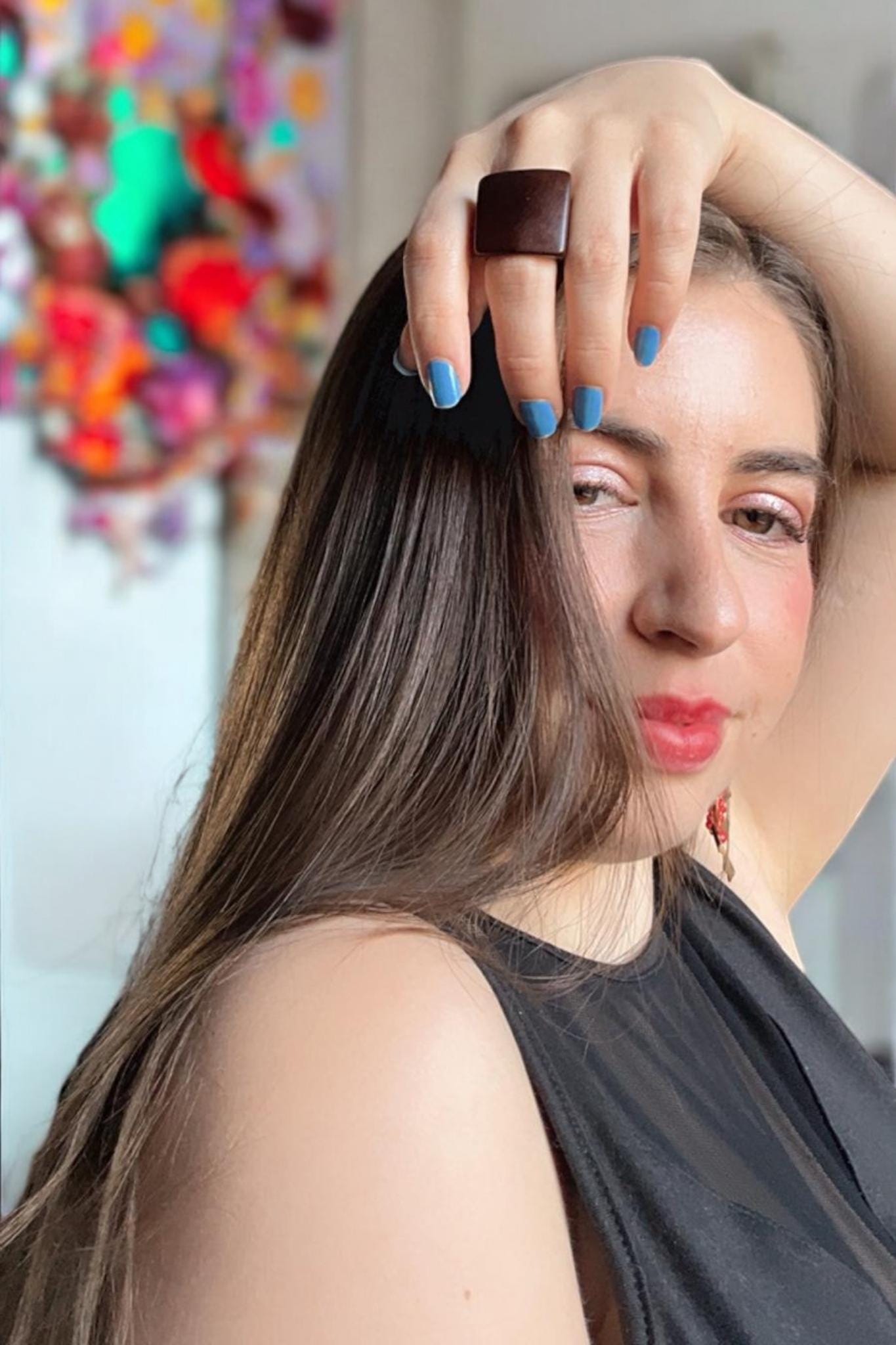 Matte Brown Natural Ring.