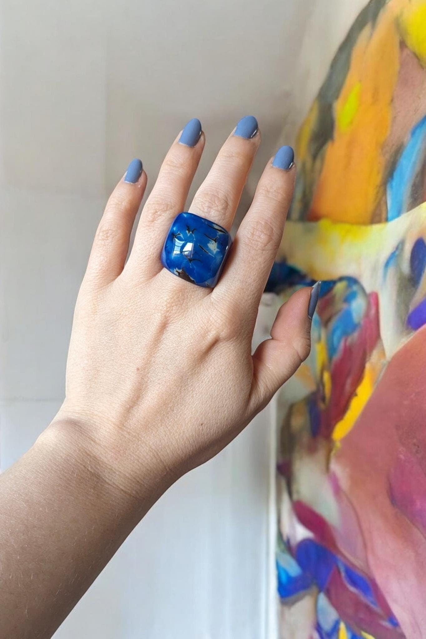 Magical Blue ring.