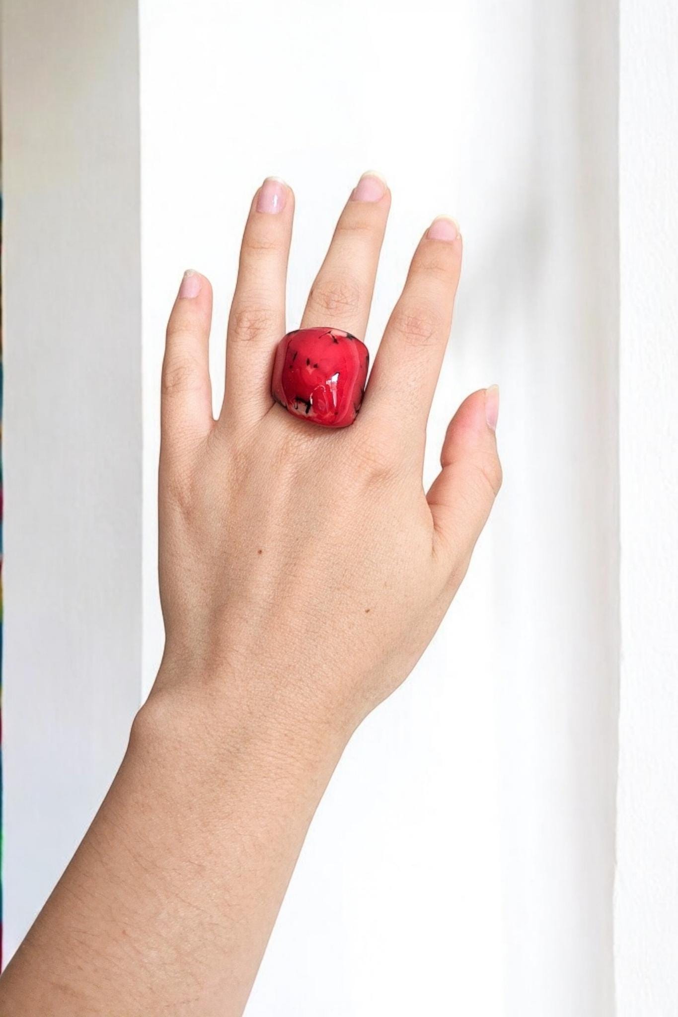 Chunky Red ring.