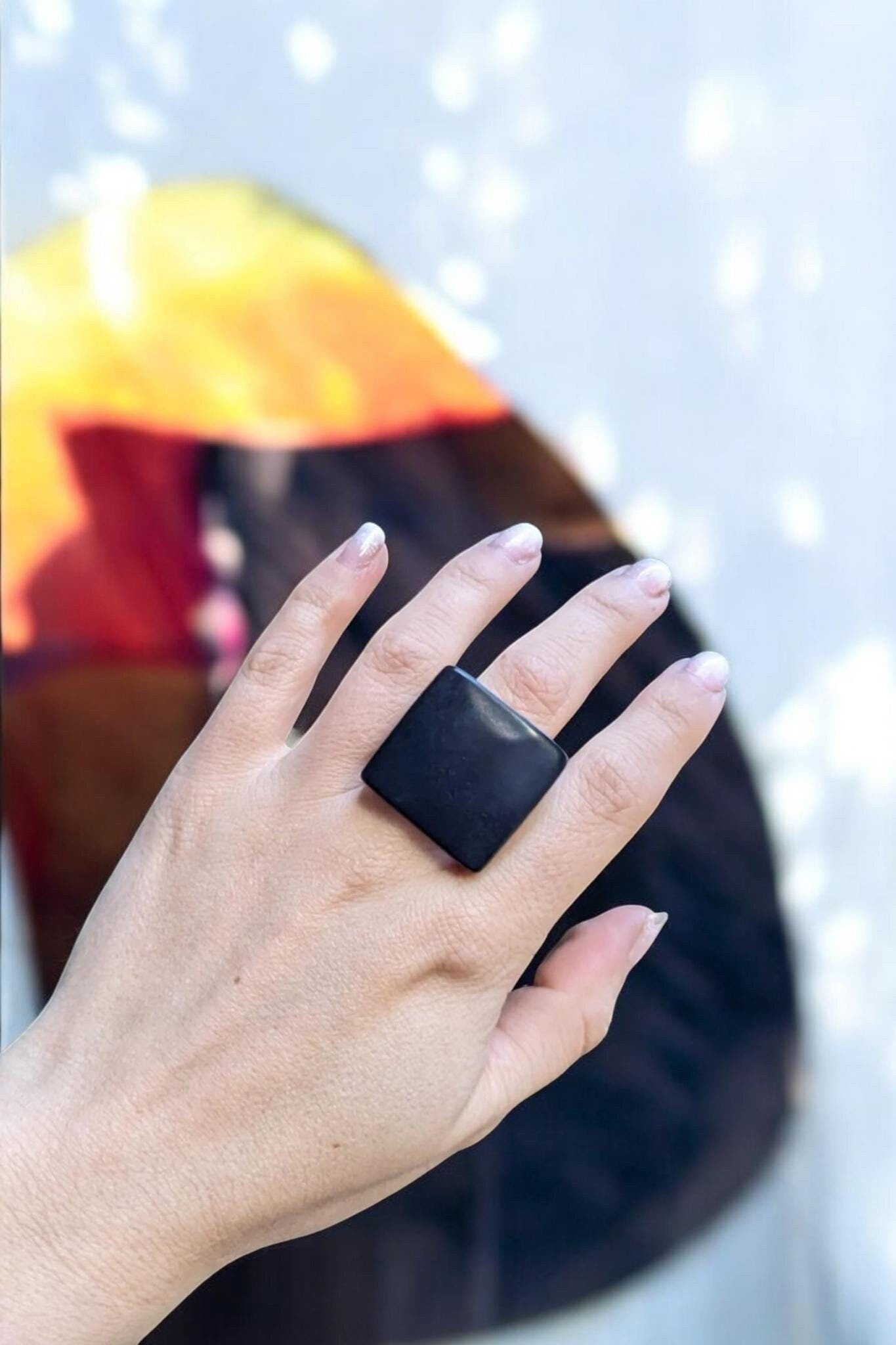 Matte Black Ring.