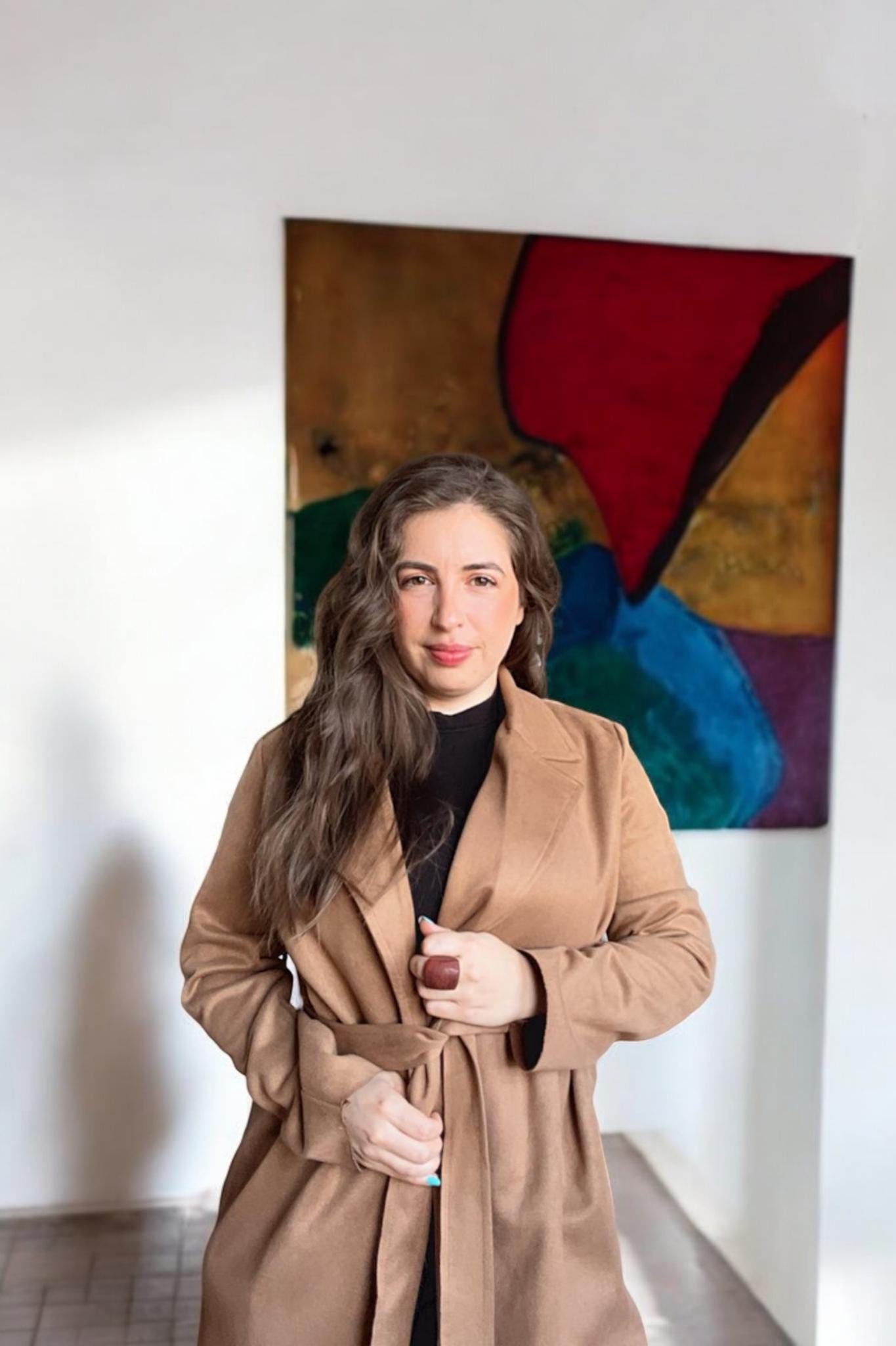 Matte Light Brown Ring.