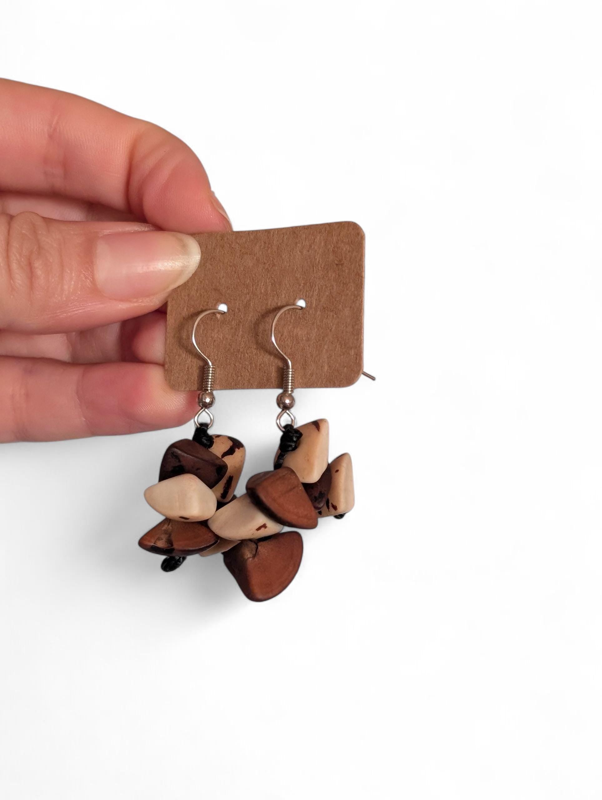 Small Boho Dangle Earrings.