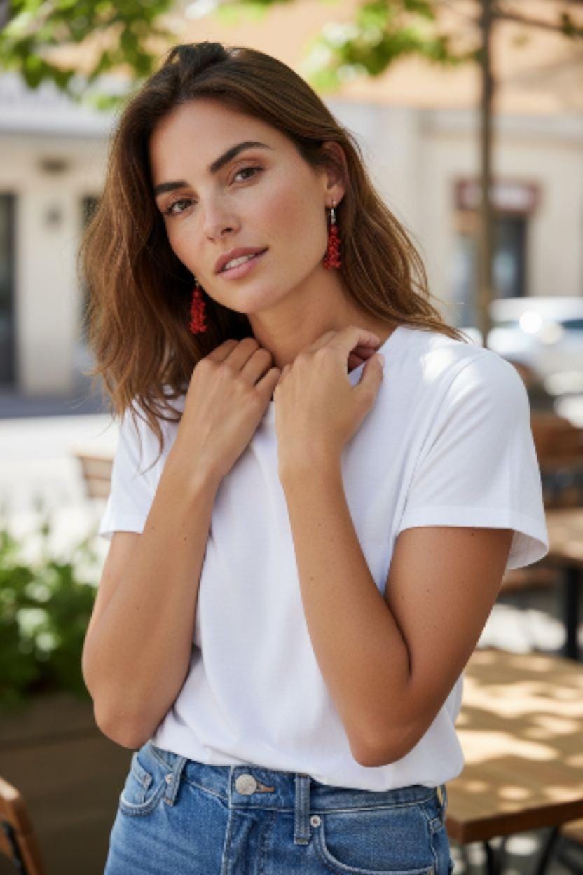 Crochet earrings, Lightweight Natural Seed Earrings.