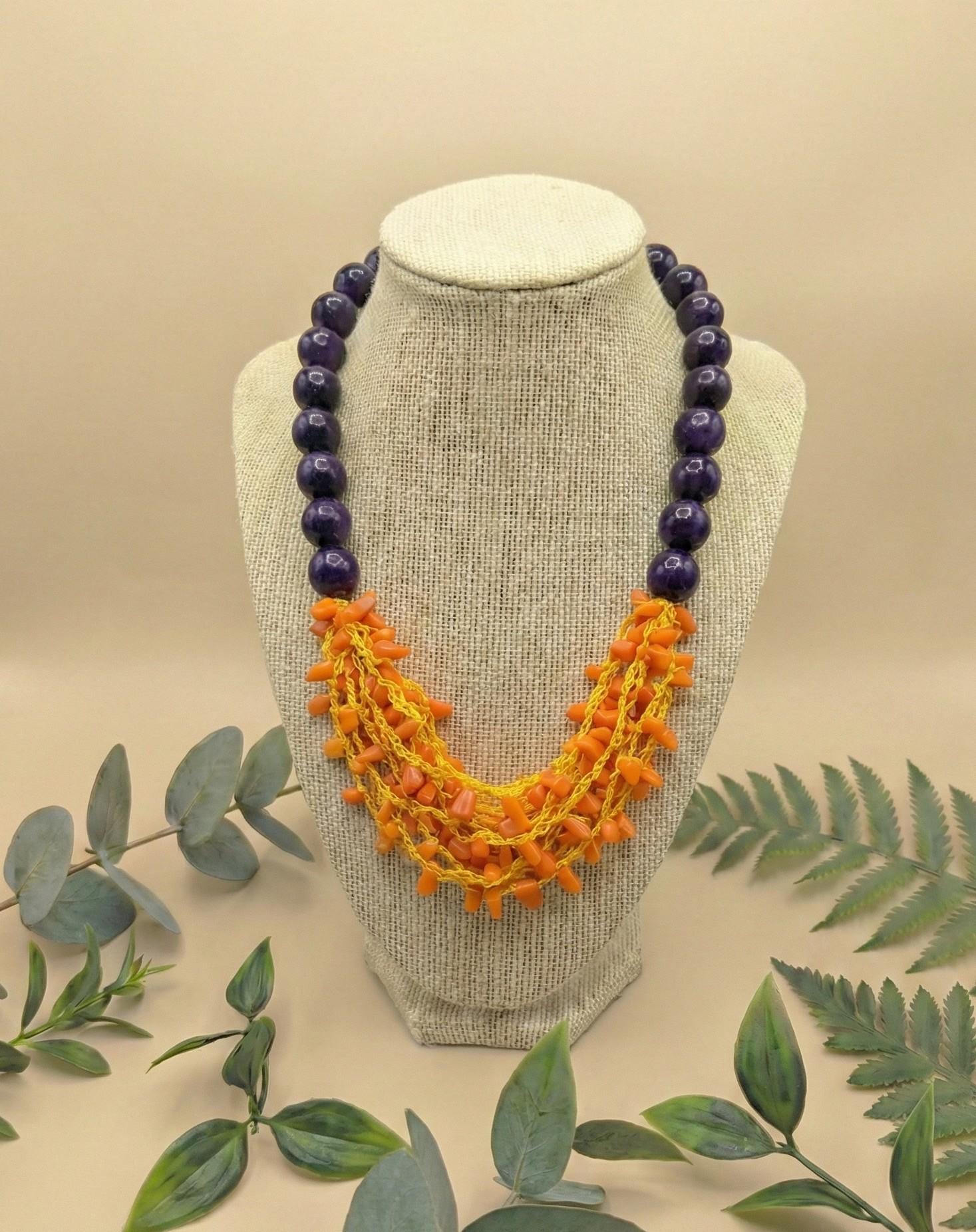 Bold Chunky Tagua Necklace.