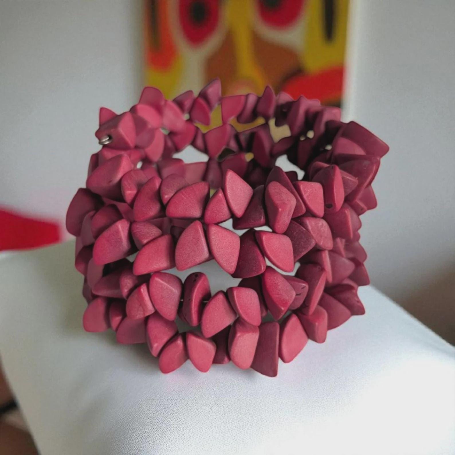 Multi-Strand Adjustable Wrap Bracelet.