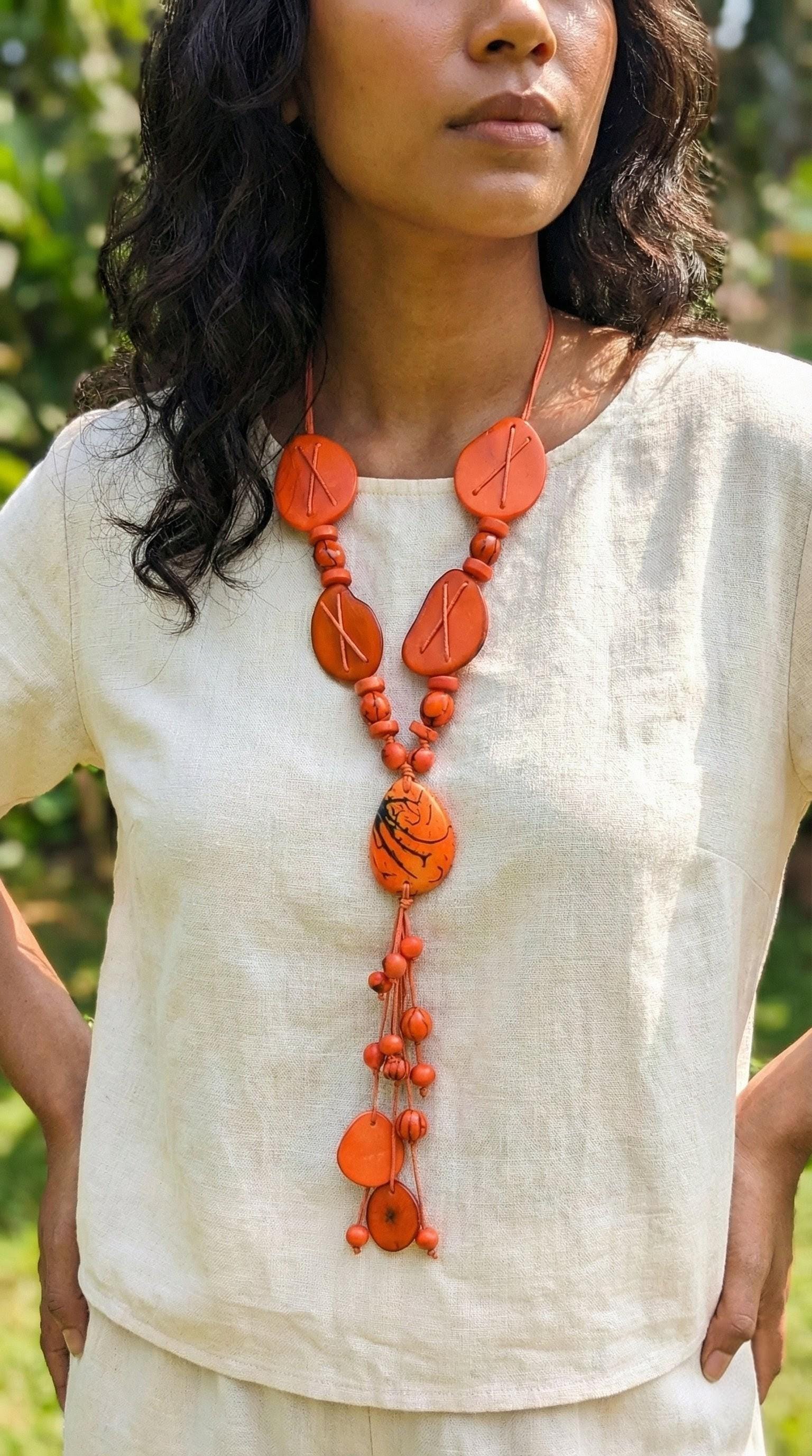 Large Boho Statement Pendant.