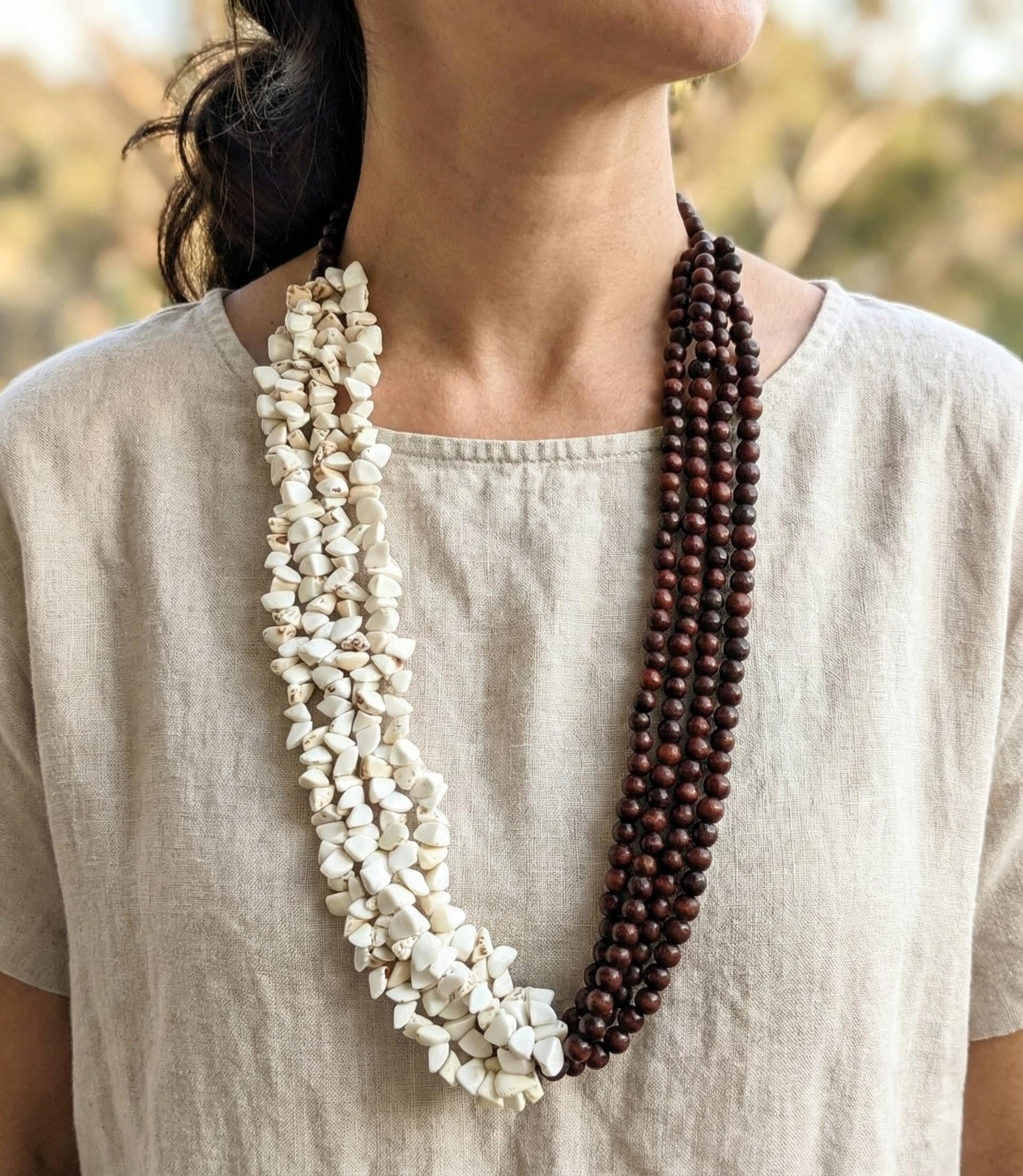 Extra Long Handmade Necklace.