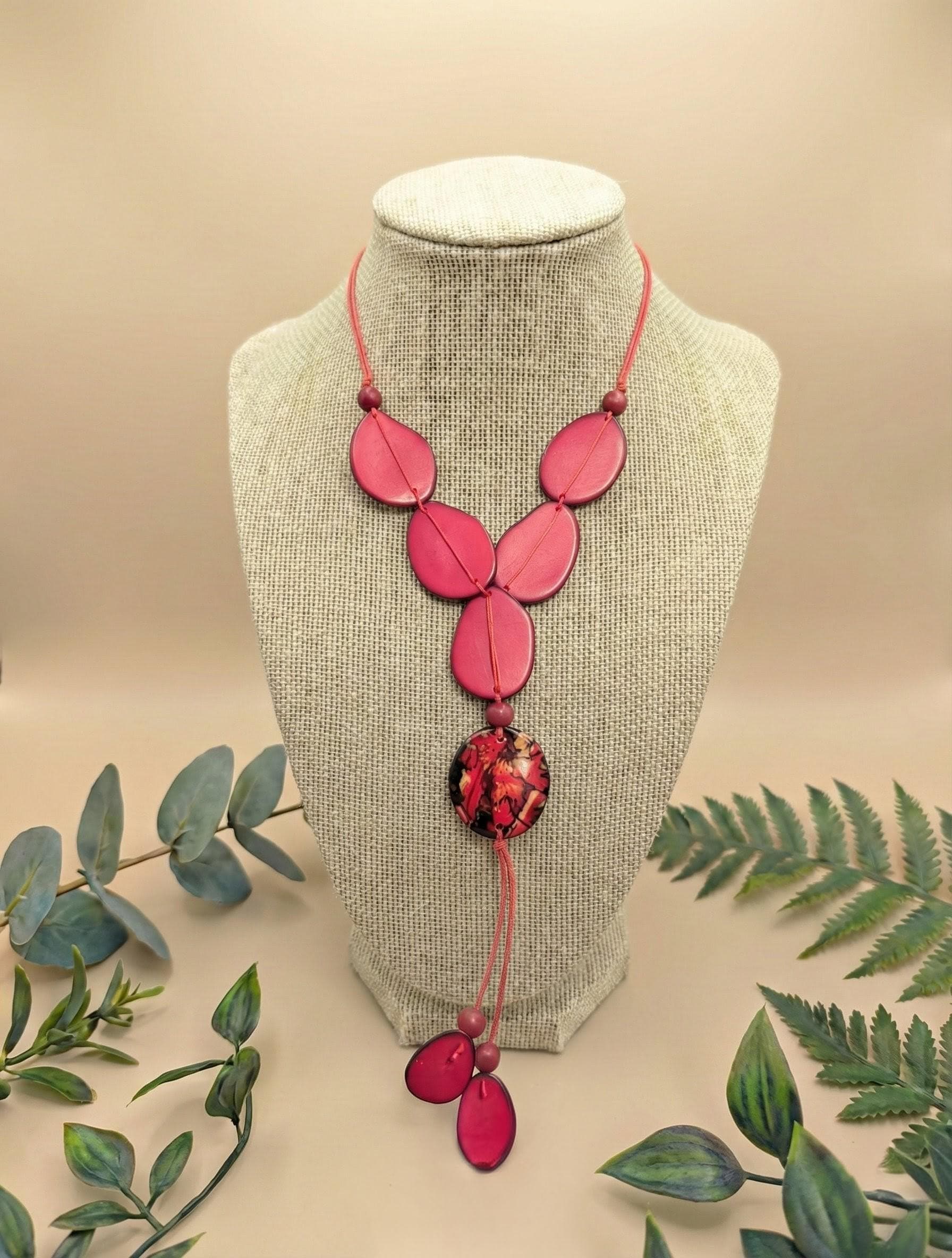 Artisan Tagua Nut Necklace.