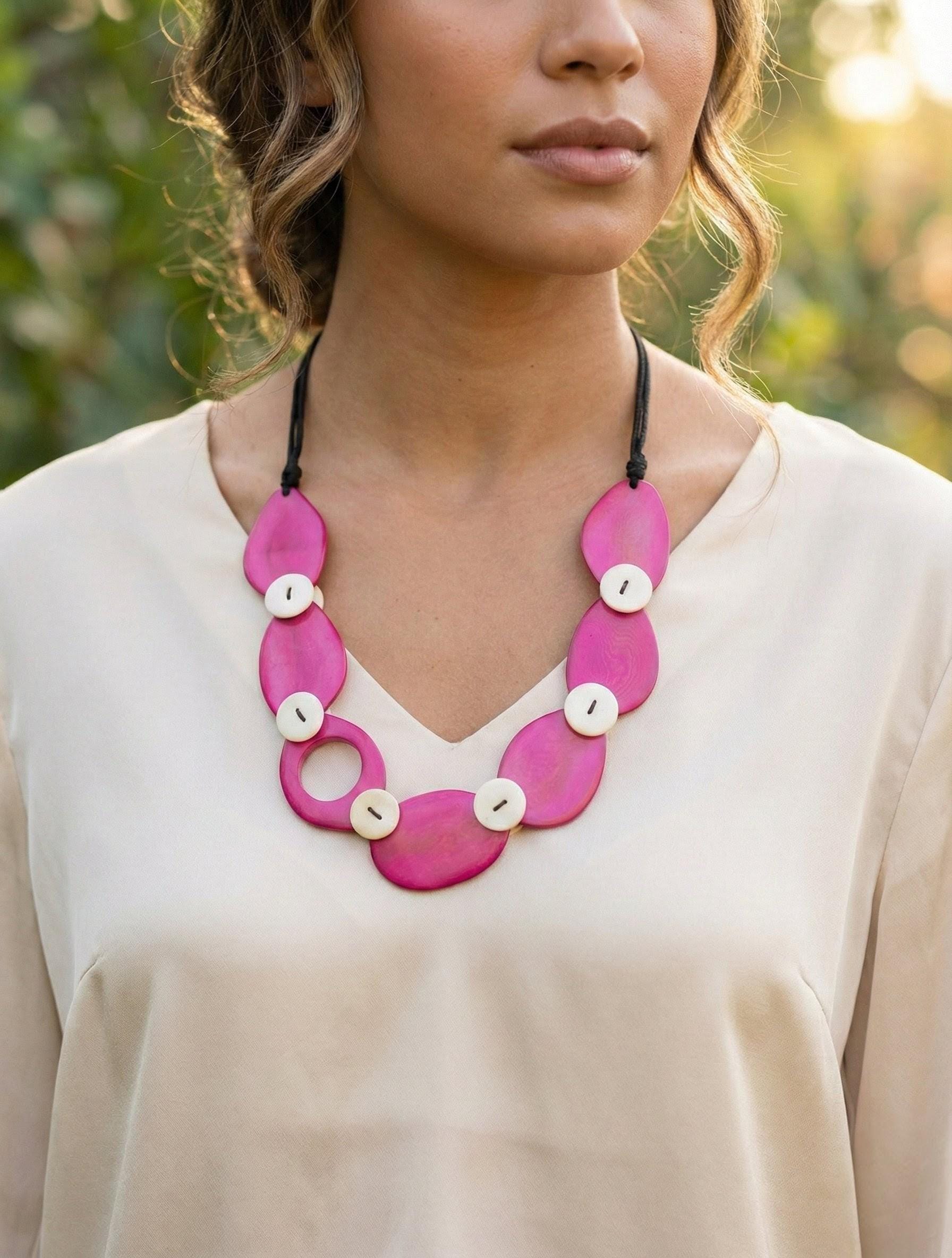 Vibrant Boho Necklace.