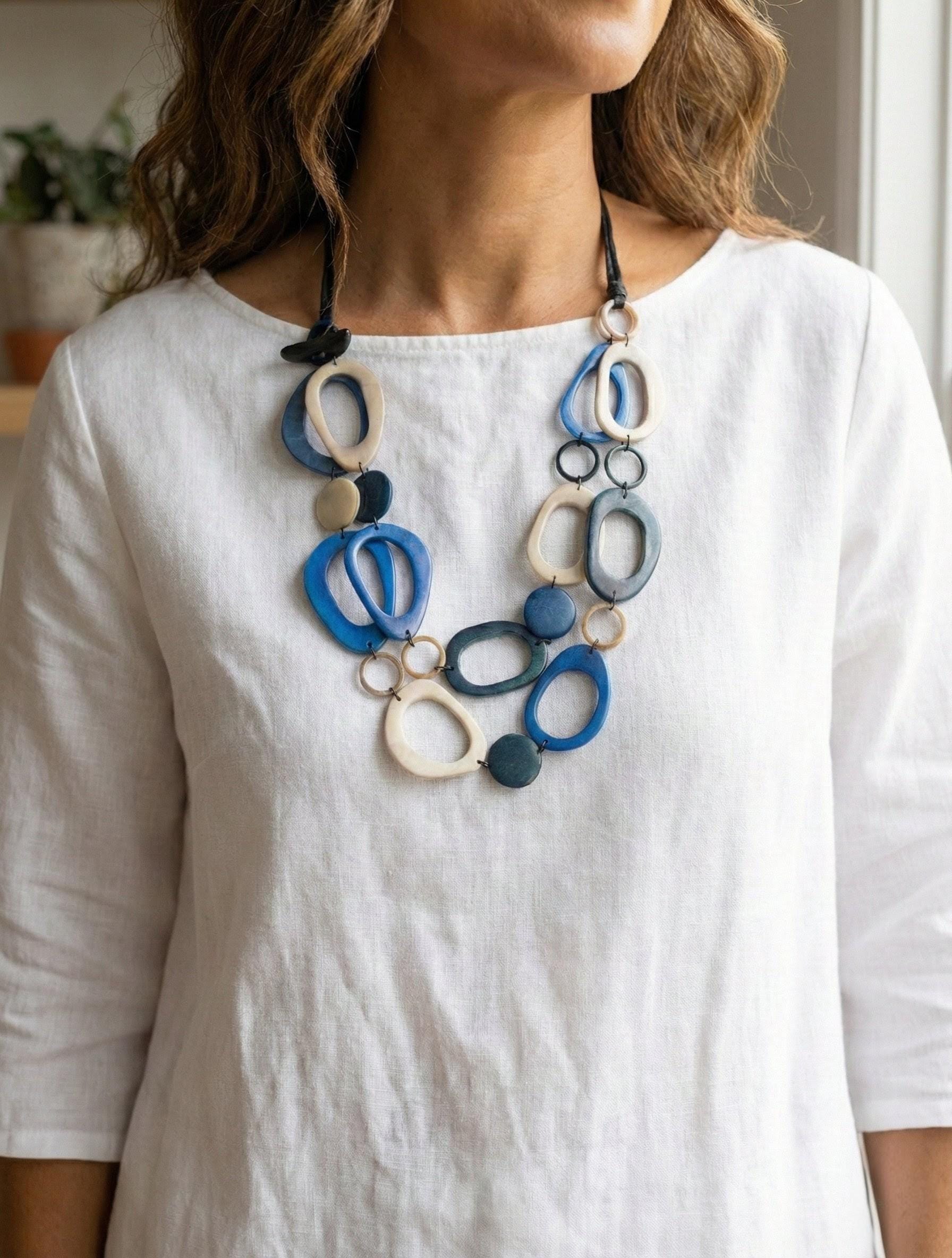 Double Layer Boho Necklace.