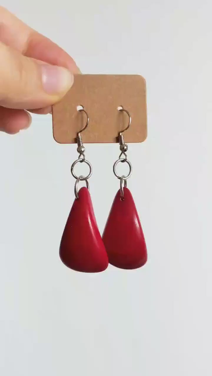 Triangular Earrings.