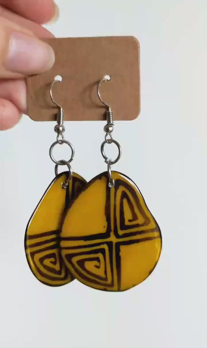 Tribal Artistic earrings.
